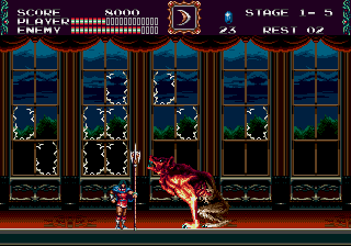 Castlevania The New Generation Sega Genesis Mega Drive Video Game 1994