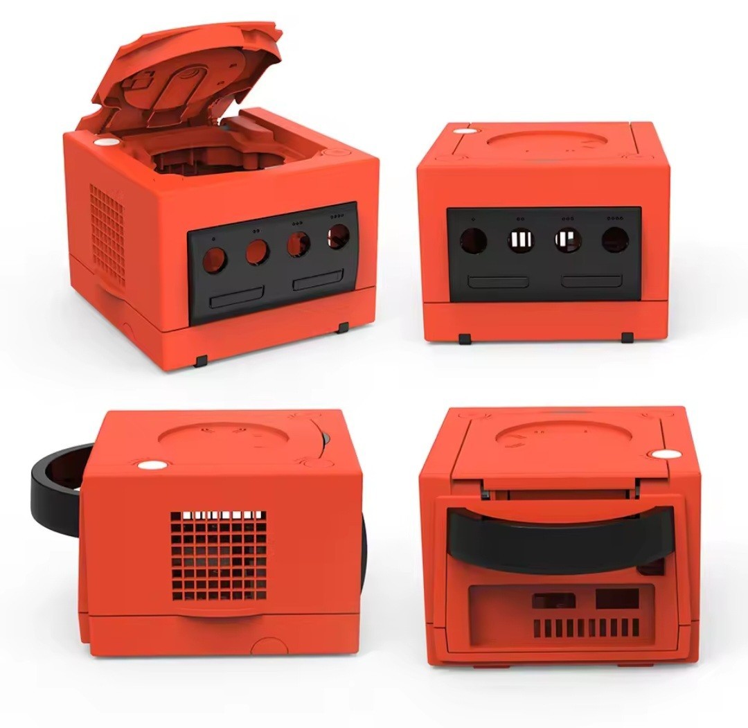 Gamecube Full Replacement Console Shell Housing Warm Red