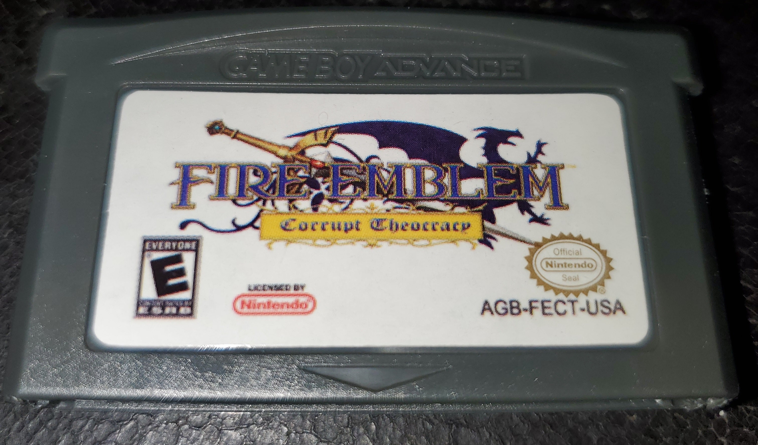 Fire Emblem Corrupt Theocracy GBA Video Game Game Boy Advance 2011