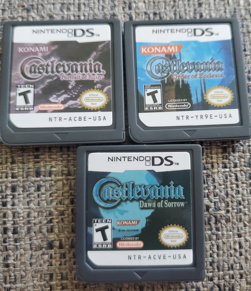 Nintendo DS Video Game Cartridge Collection NDS Pokemon