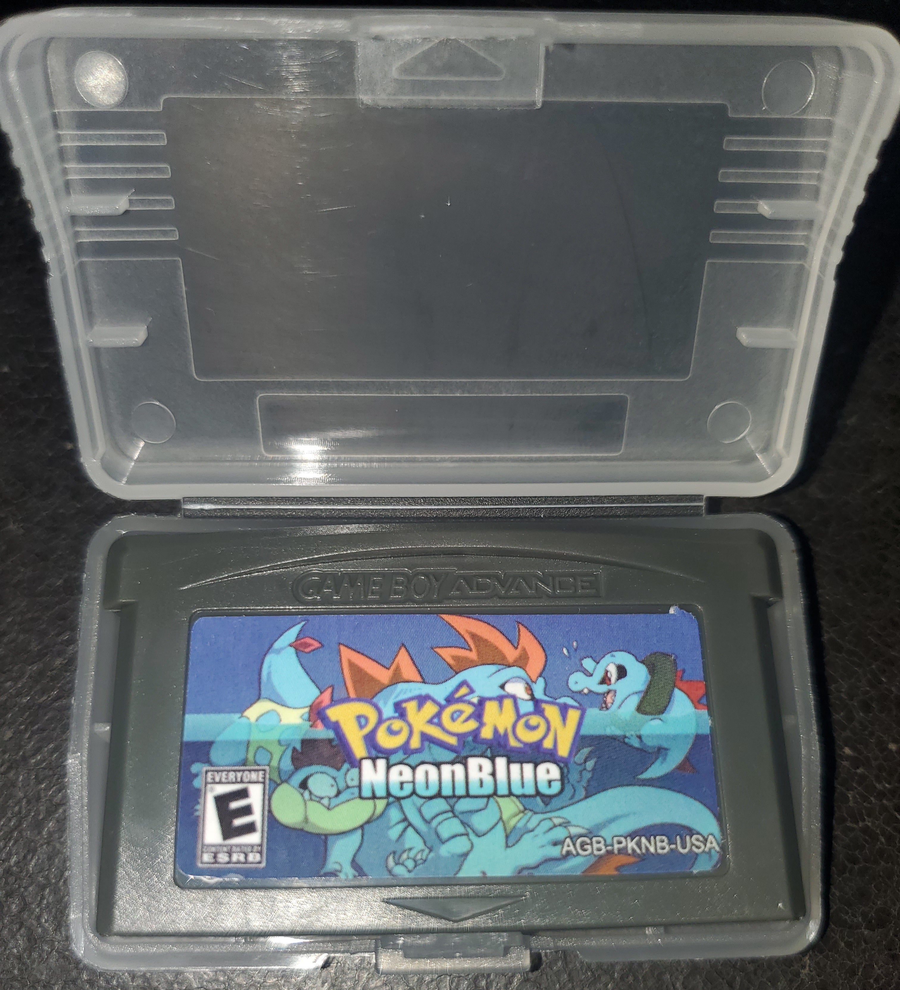 Pokemon NeonBlue GBA ROM Hack Video Game Custom Gameboy Advance
