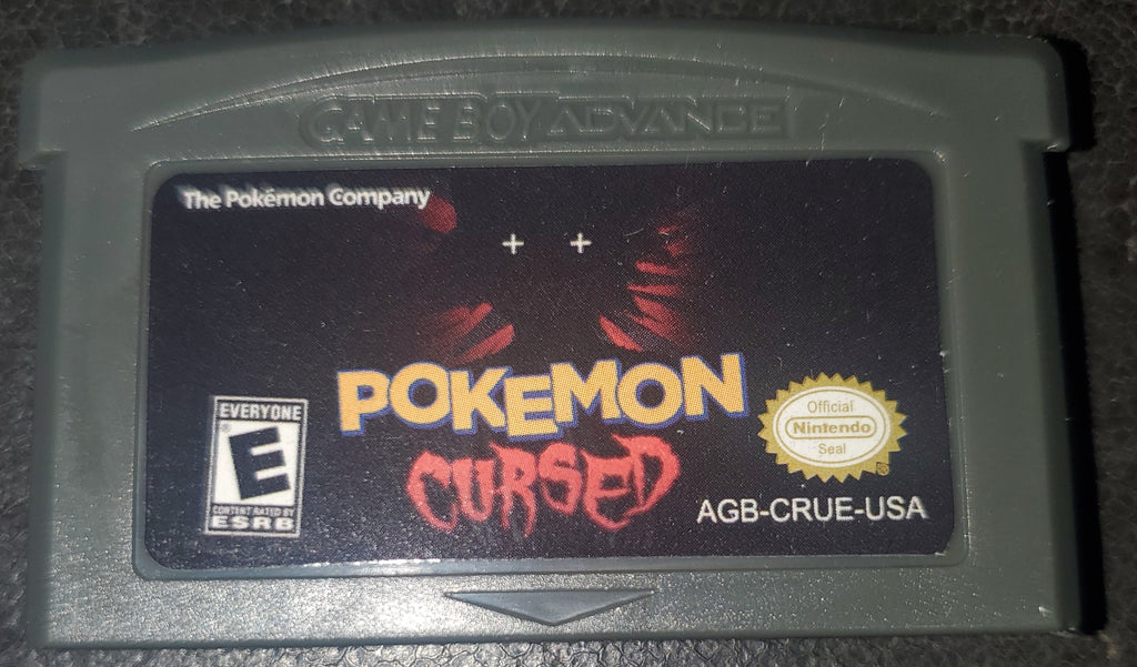 Pokemon Cursed GBA ROM Hack Video Game Custom Gameboy Advance