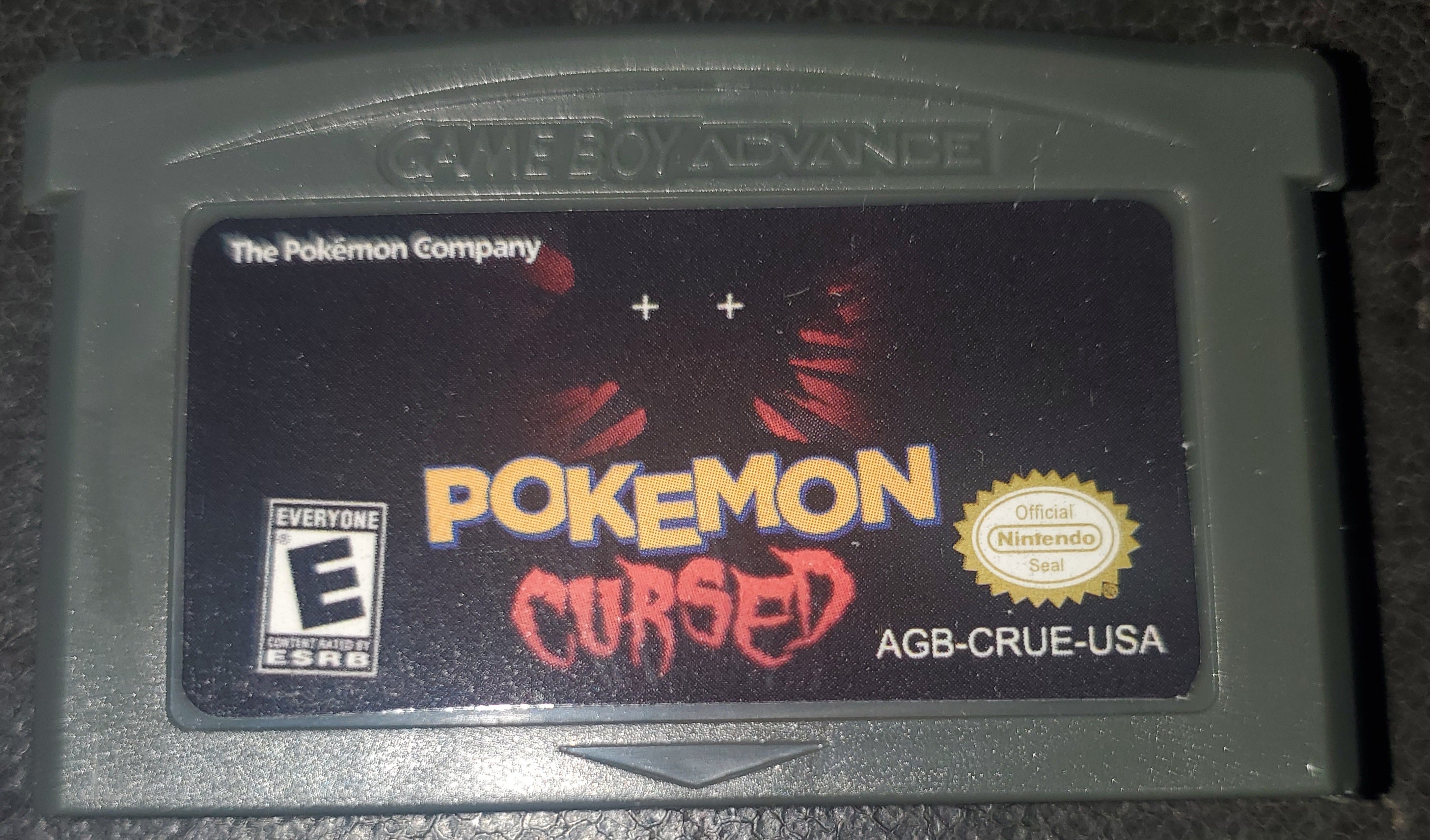 Pokemon Cursed GBA ROM Hack Video Game Custom Gameboy Advance