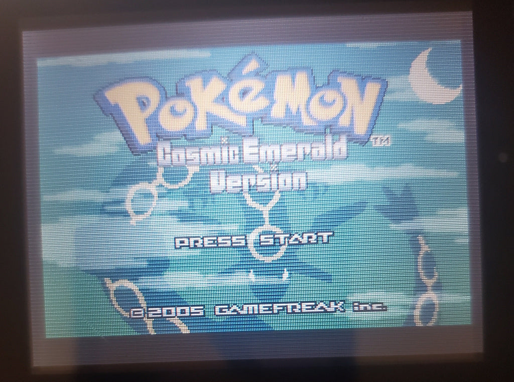 Pokemon Cosmic Emerald GBA ROM Hack Video Game Custom Gameboy Advance