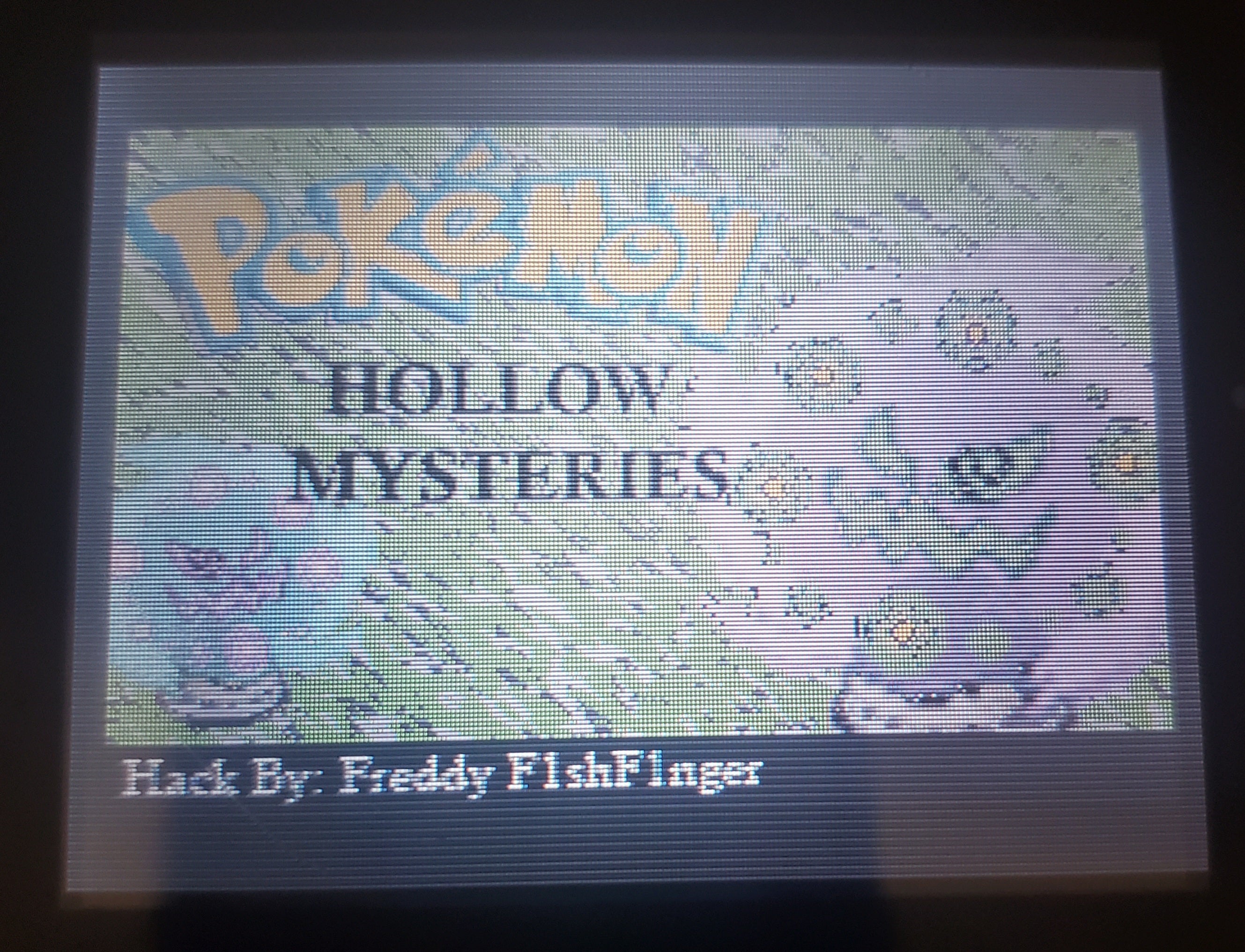 Pokemon Hollow Mysteries GBA ROM Hack Video Game Gameboy Advance