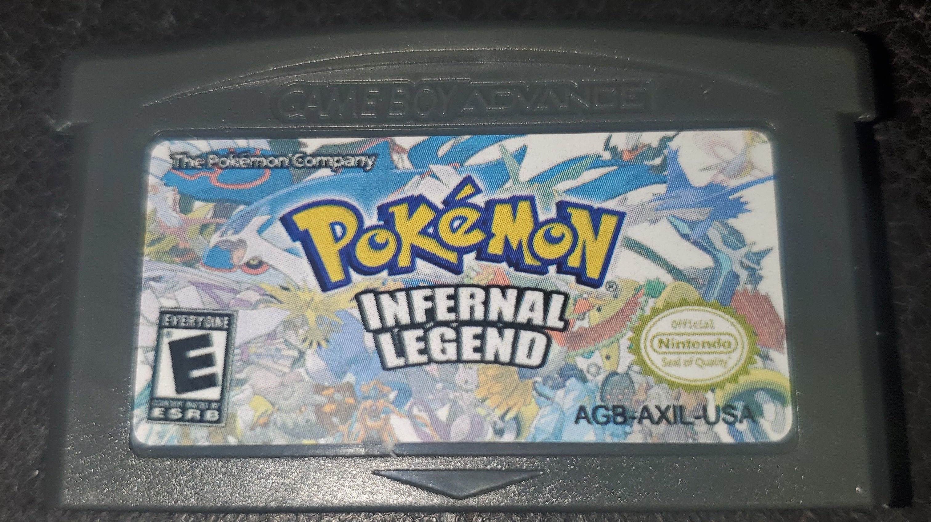 Pokemon Infernal Legends GBA ROM Hack Video Game Gameboy Advance