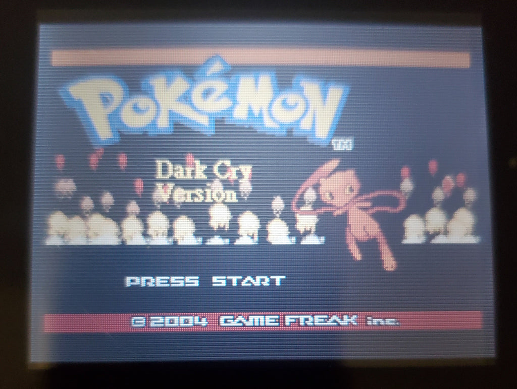 Pokemon Dark Cry GBA ROM Hack Video Game Custom Gameboy Advance