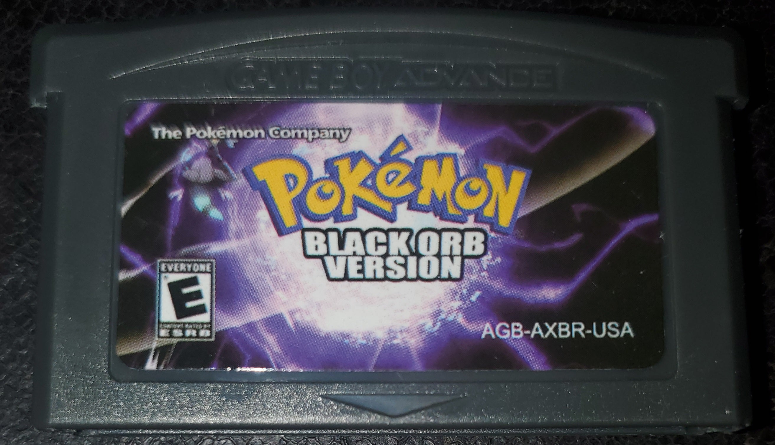 Pokemon Black Orb GBA ROM Hack Video Game Custom Gameboy Advance