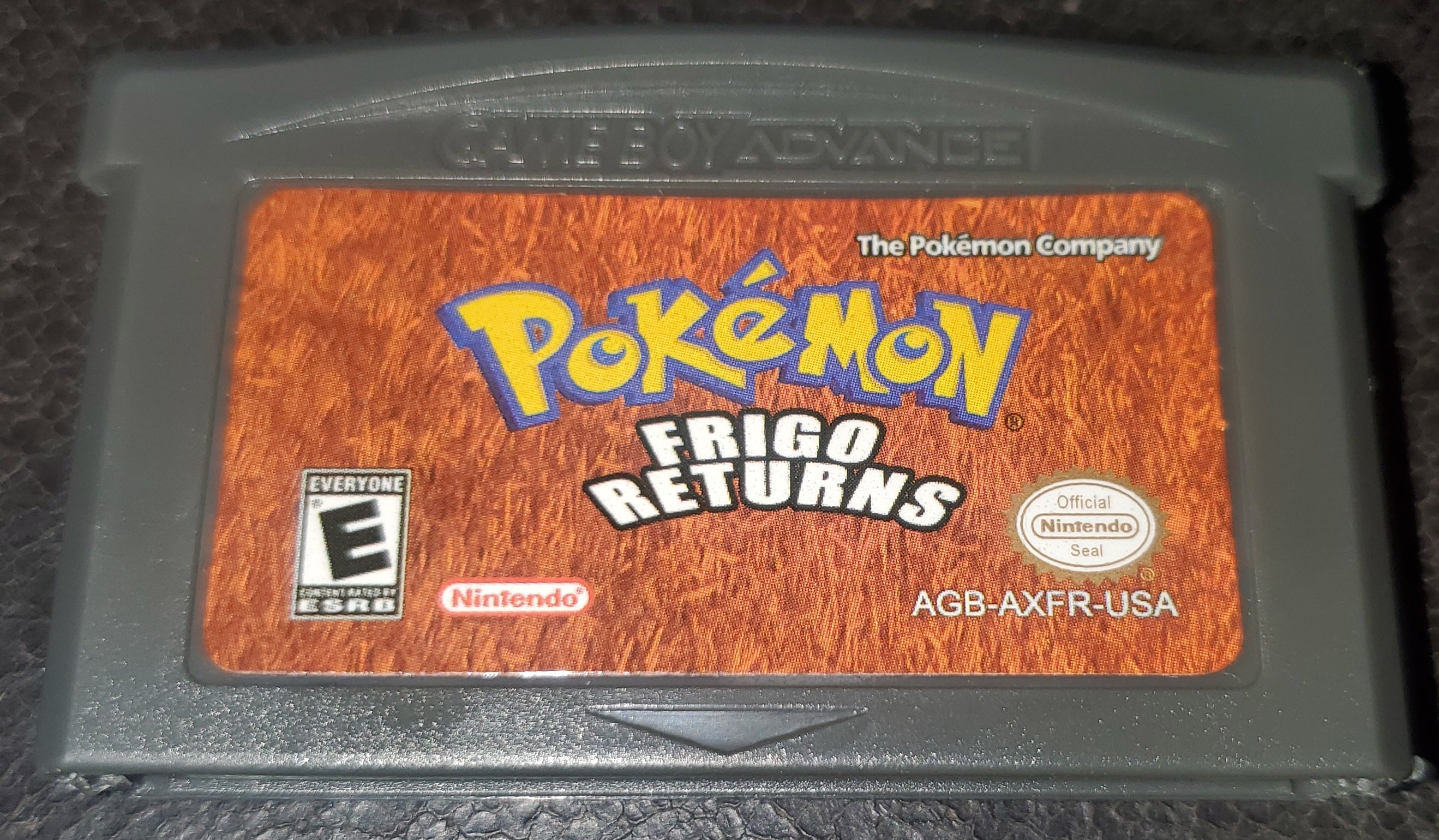 Pokemon Frigo Returns GBA ROM Hack Video Game Custom Gameboy Advance