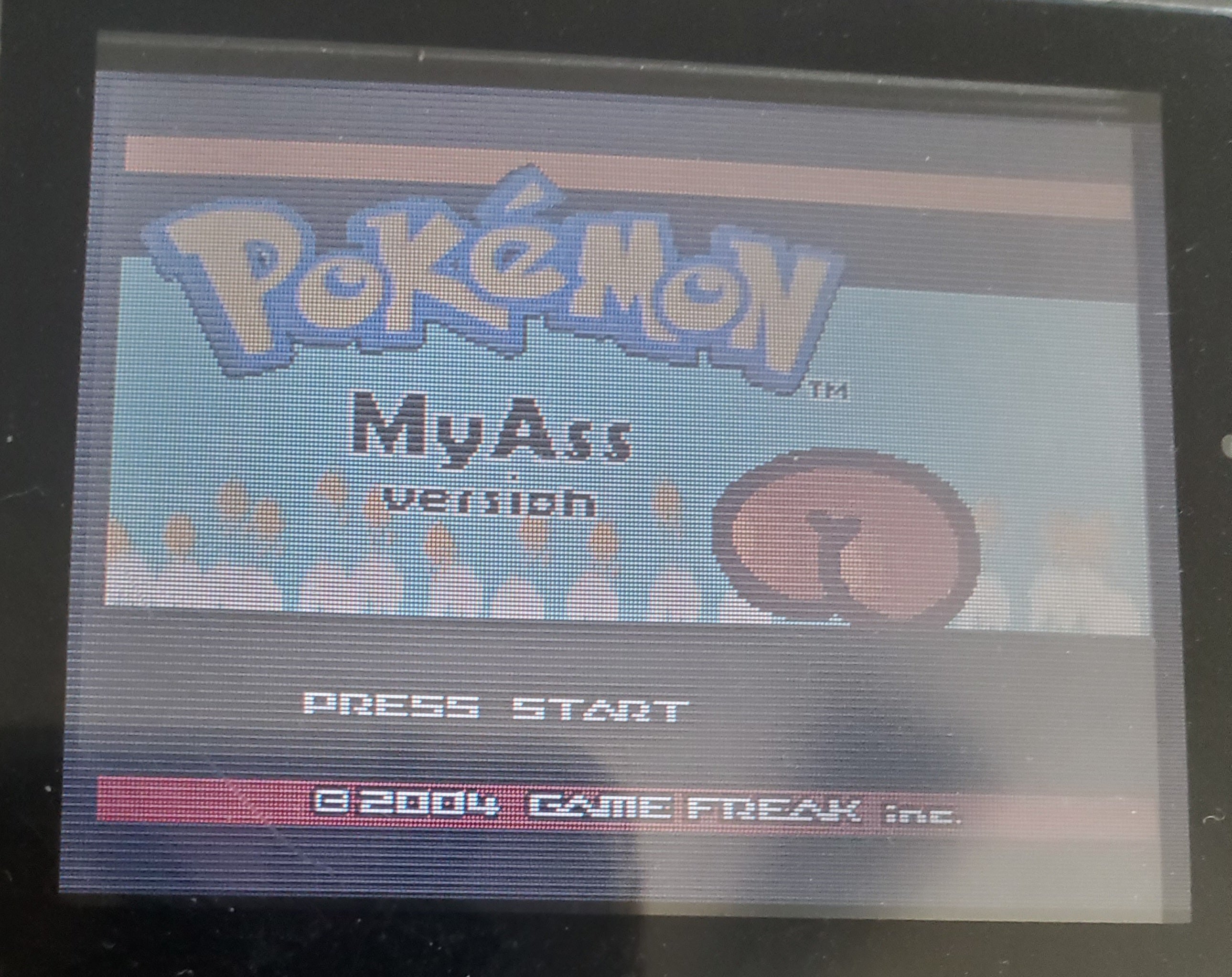 Pokemon My Ass GBA ROM Hack Video Game Custom Gameboy Advance