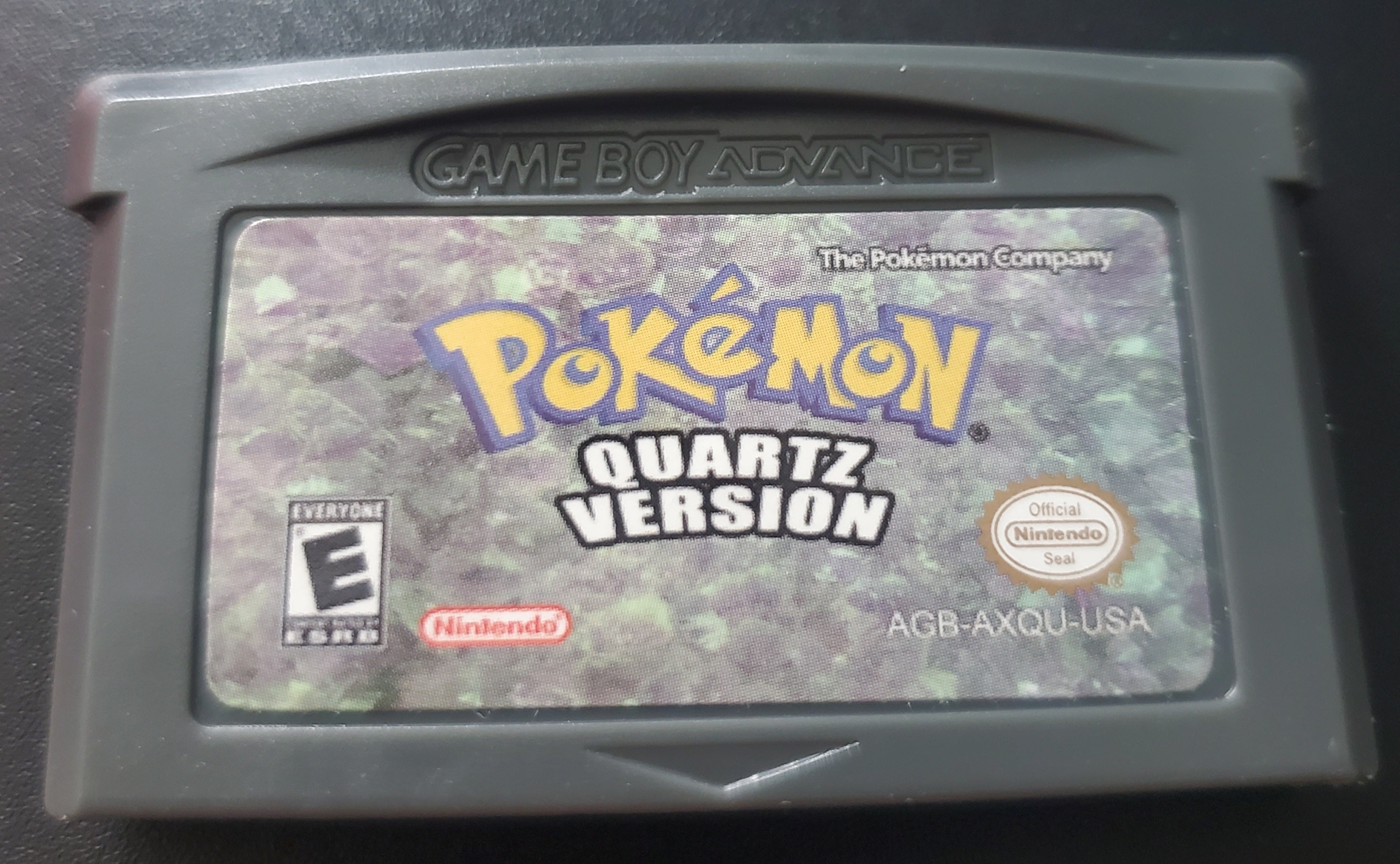 Pokemon Quartz GBA ROM Hack Video Game Custom Gameboy Advance