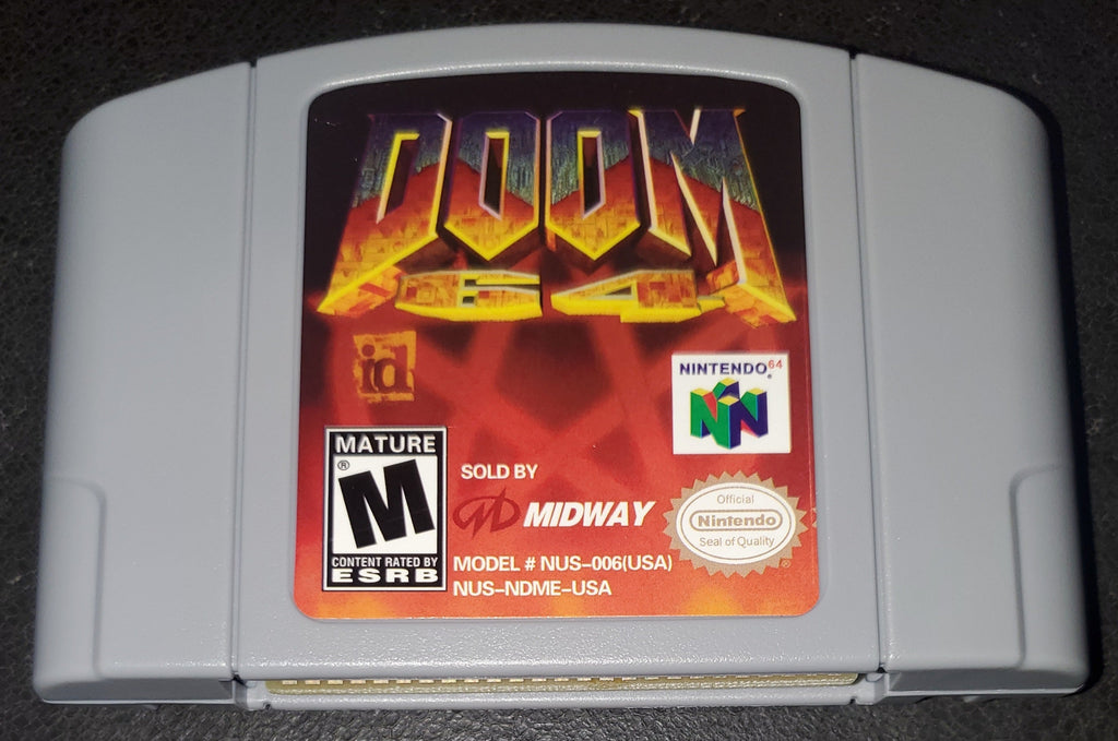 Doom 64 Nintendo 64 N64 Video Game Cartridge 1997