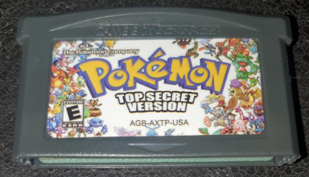 Pokemon Top Secret GBA ROM Hack Video Game Custom Gameboy Advance