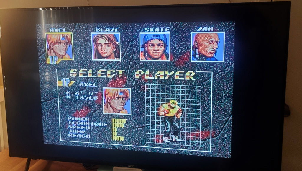 Streets of Rage 3 Sega Genesis Mega Drive Video Game Cartridge 1994