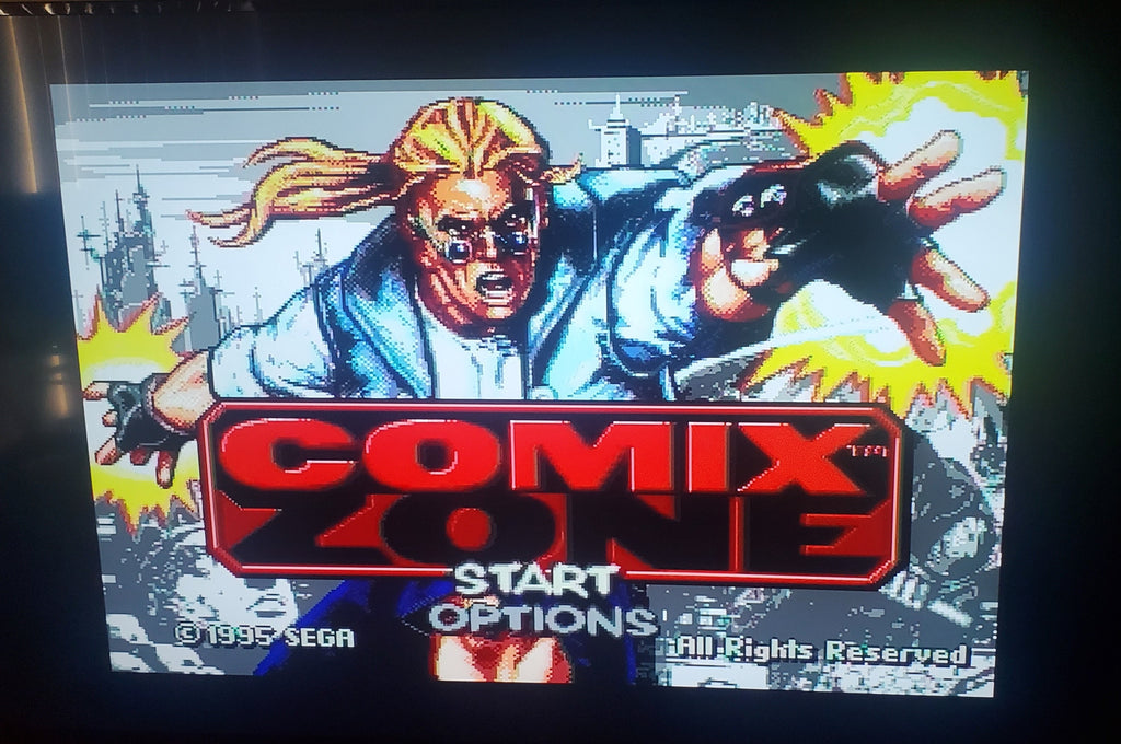 Comix Zone Sega Genesis Mega Drive Video Game Cartridge 1995
