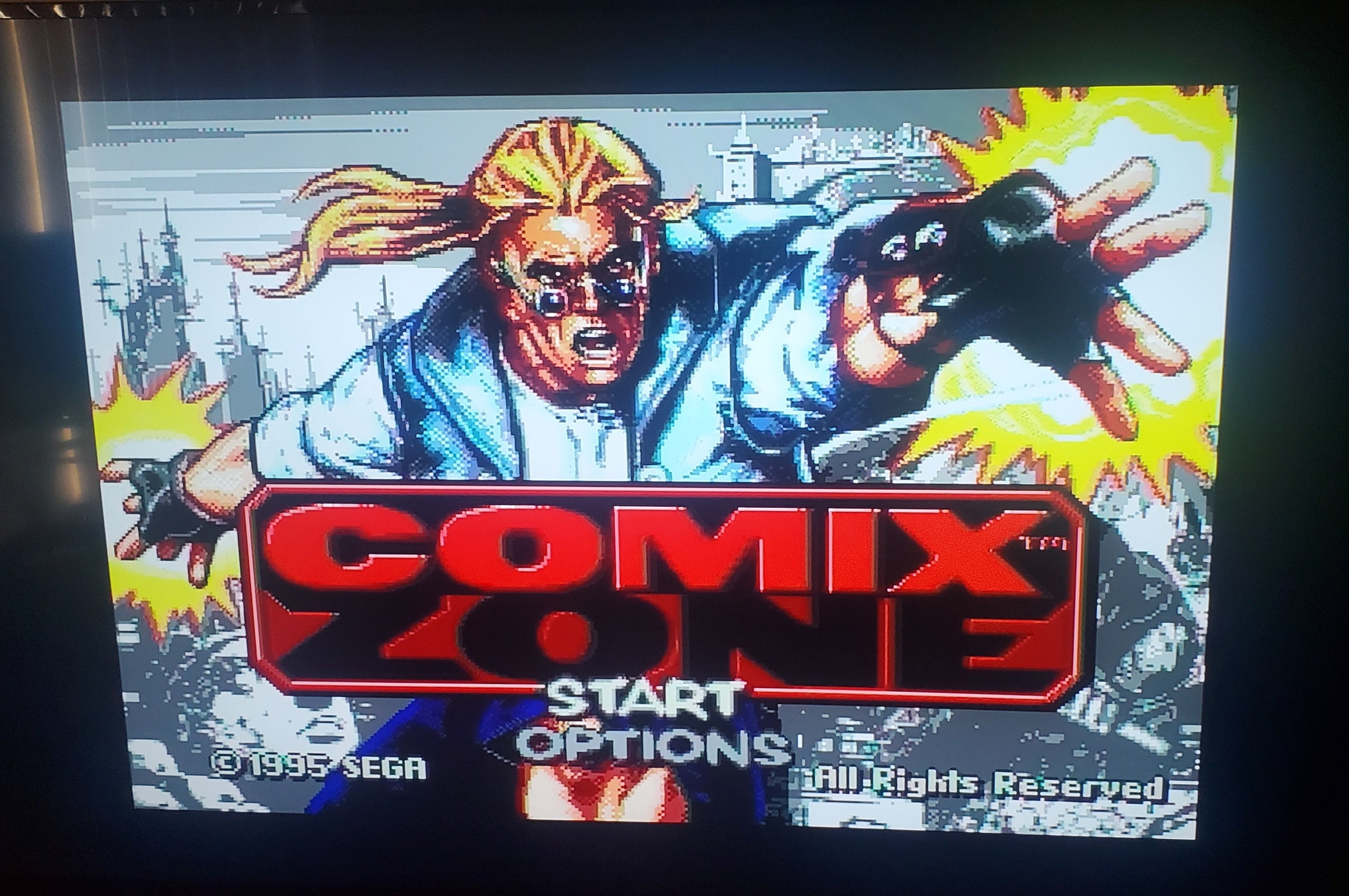 Comix Zone Sega Genesis Mega Drive Video Game Cartridge 1995