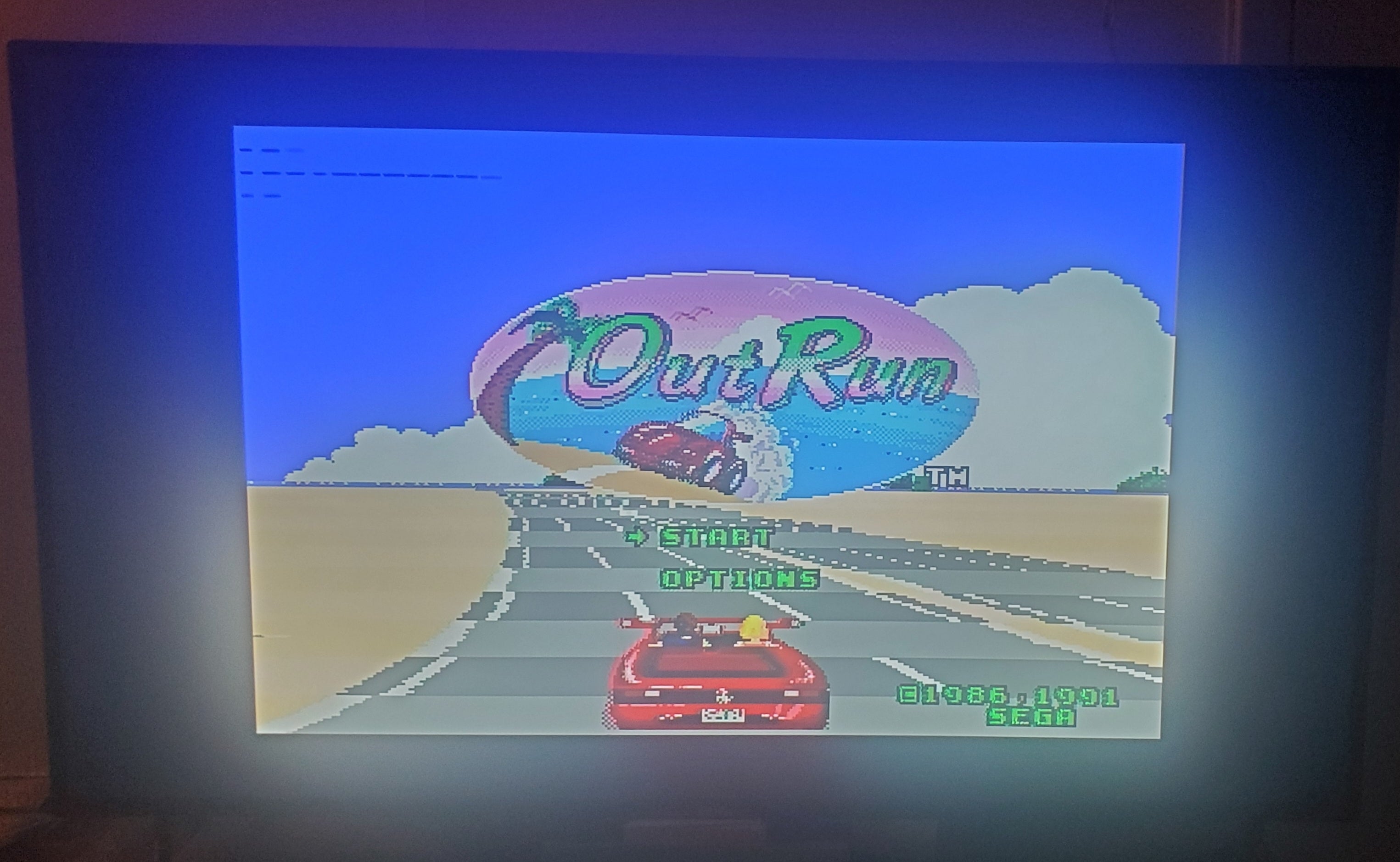 Outrun Sega Genesis Mega Drive Video Game Cartridge 1991