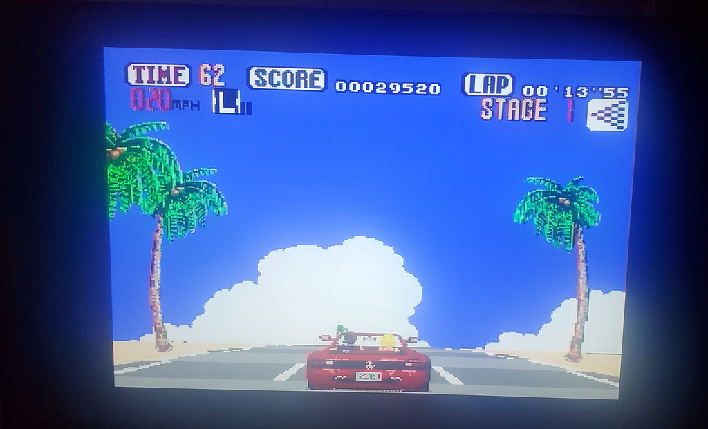 Outrun Sega Genesis Mega Drive Video Game Cartridge 1991