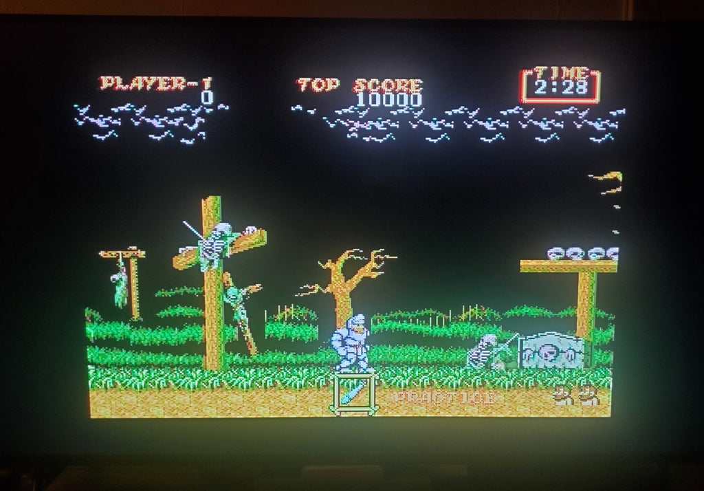 Ghouls 'N' Ghosts Sega Genesis Mega Drive Video Game Cartridge 1989