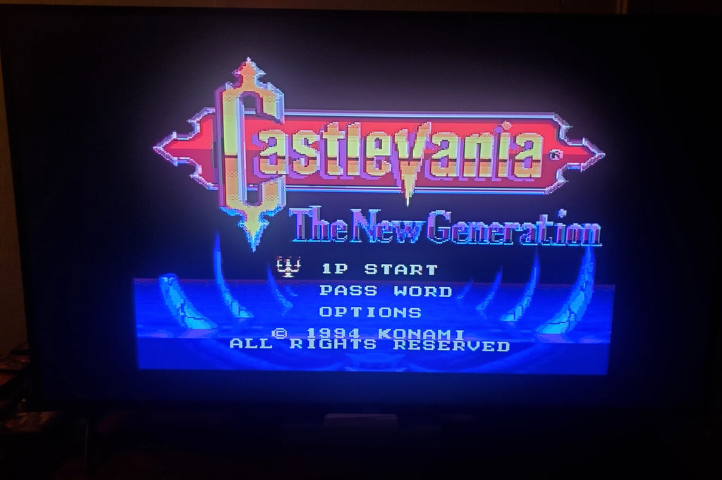 Castlevania The New Generation Sega Genesis Mega Drive Video Game 1994