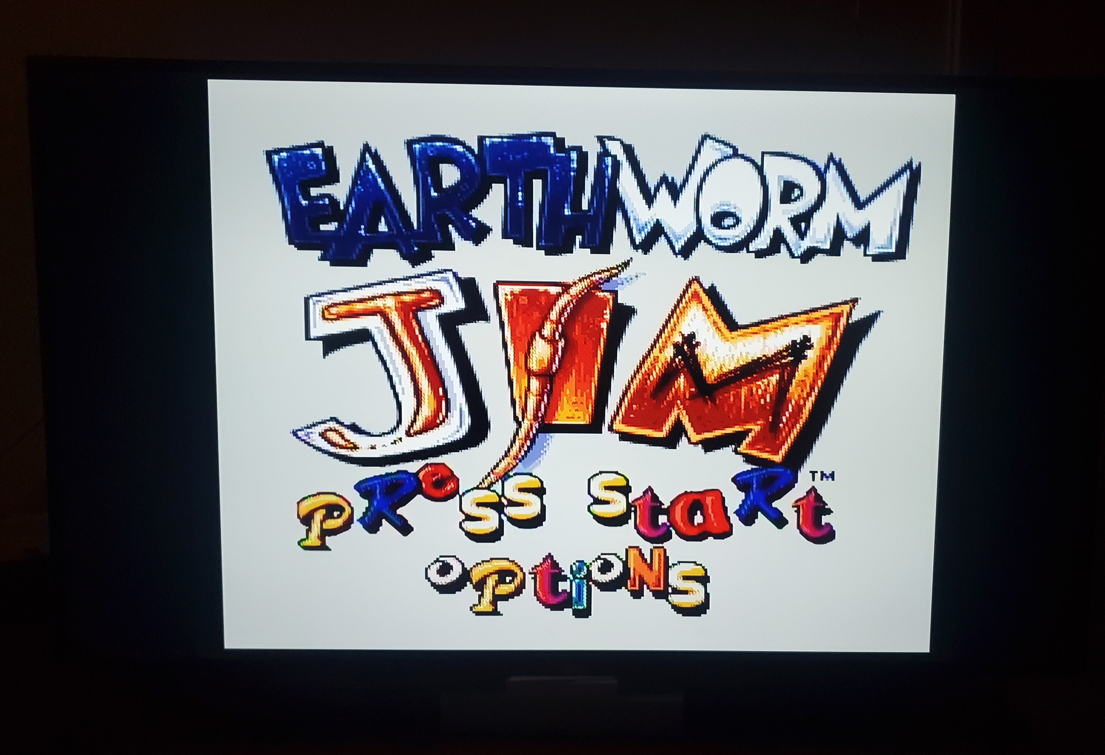 Eathworm Jim SNES Video Game Cartridge Super Nintendo 1994