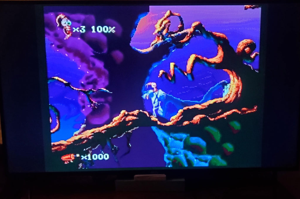 Eathworm Jim 2 SNES Video Game Cartridge Super Nintendo 1995