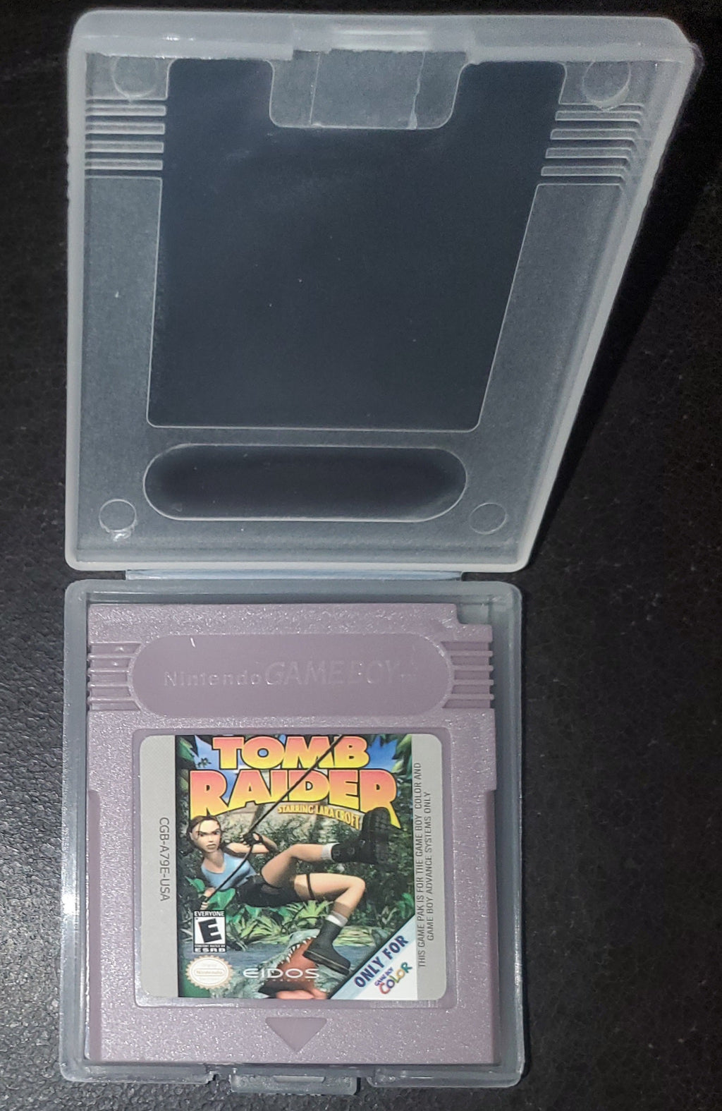 Tomb Raider GBC Video Game Catridge Gameboy Color 2000