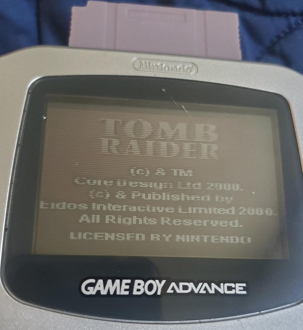 Tomb Raider GBC Video Game Catridge Gameboy Color 2000