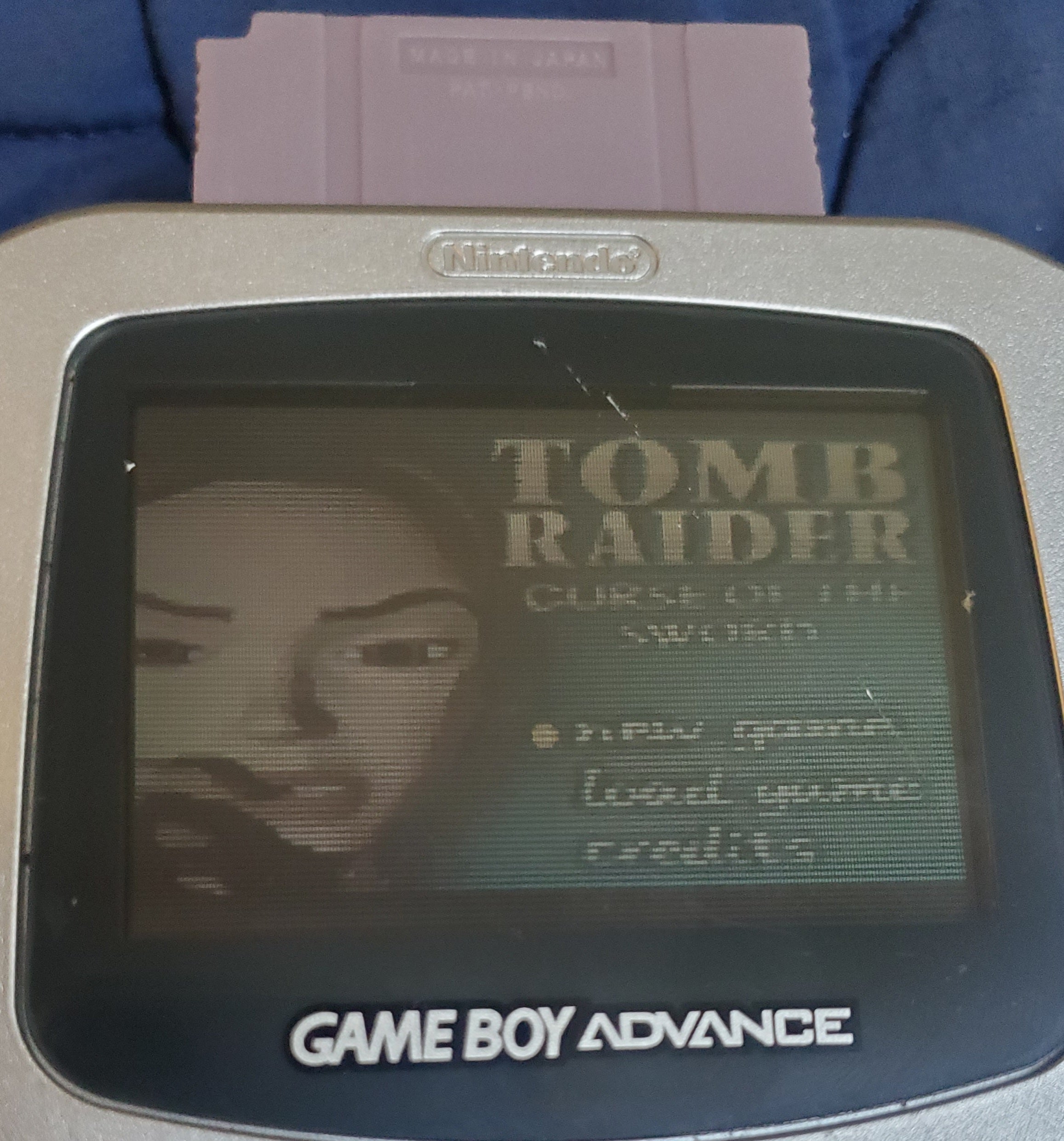 Tomb Raider Curse of the Sword GBC Video Game Boy Color 2001