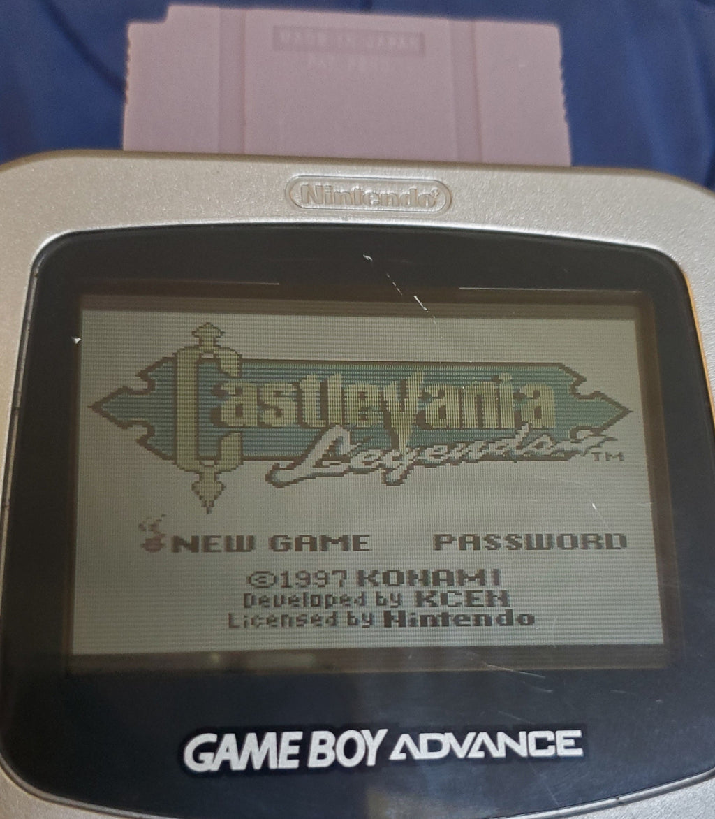 Castlevania Legends GB Video Game Catridge Gameboy 1997
