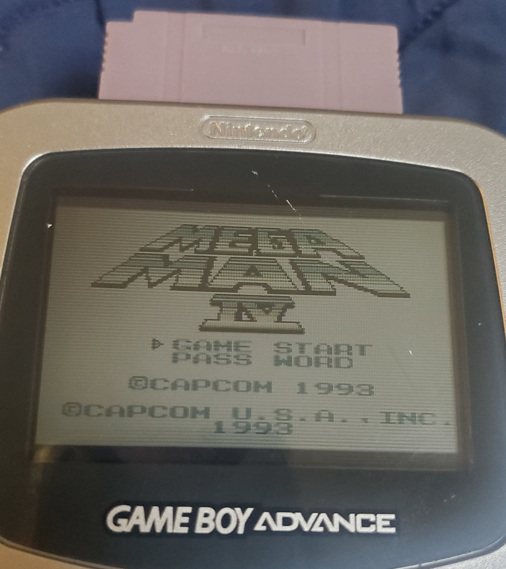Mega Man 4 IV GB Video Game Cartridge Game Boy 1993