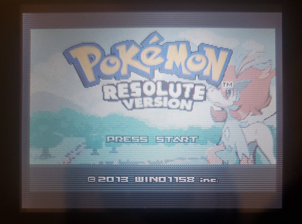 Pokemon Resolute GBA ROM Hack Video Game Custom Gameboy Advance