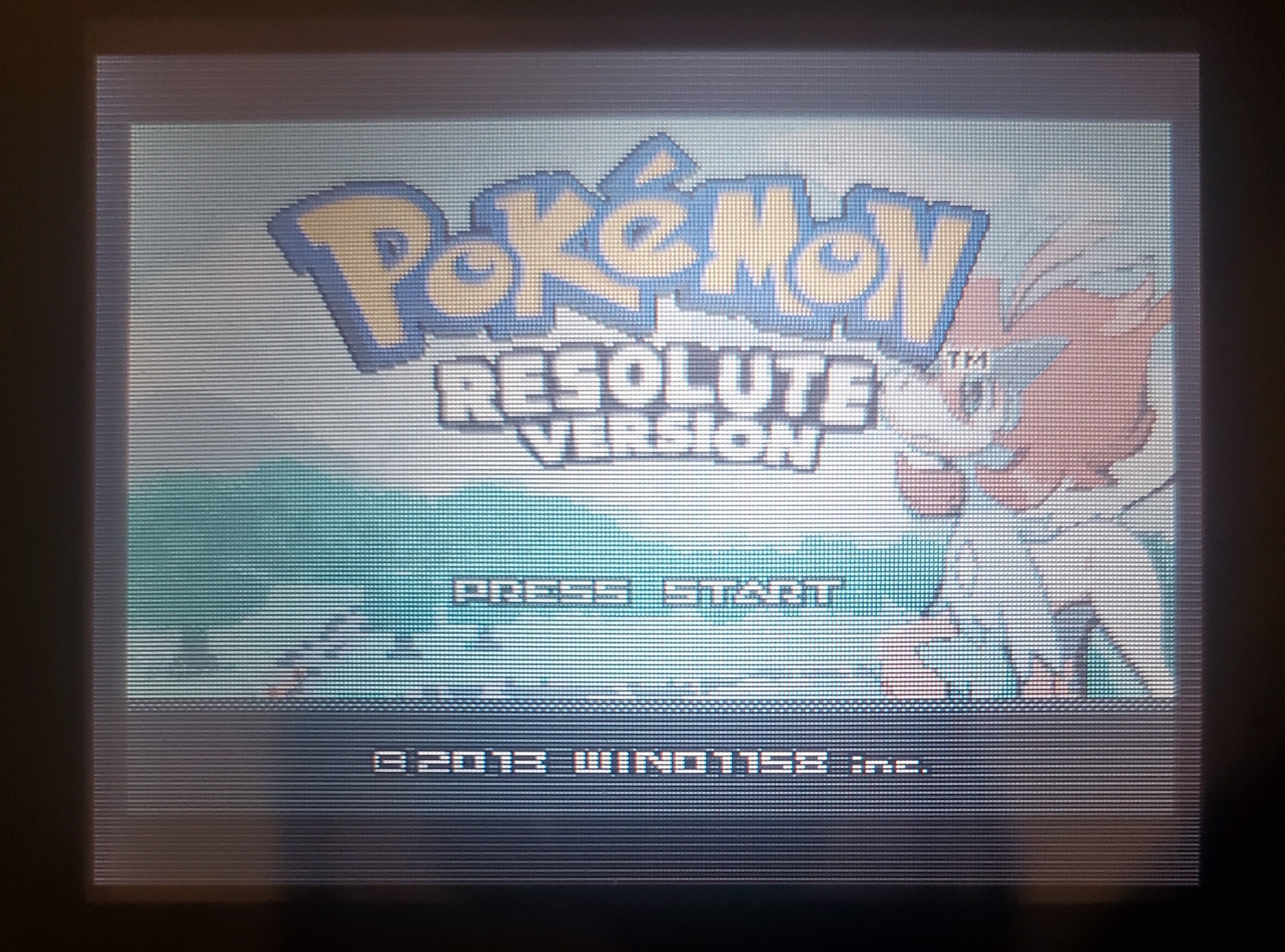 Pokemon Resolute GBA ROM Hack Video Game Custom Gameboy Advance