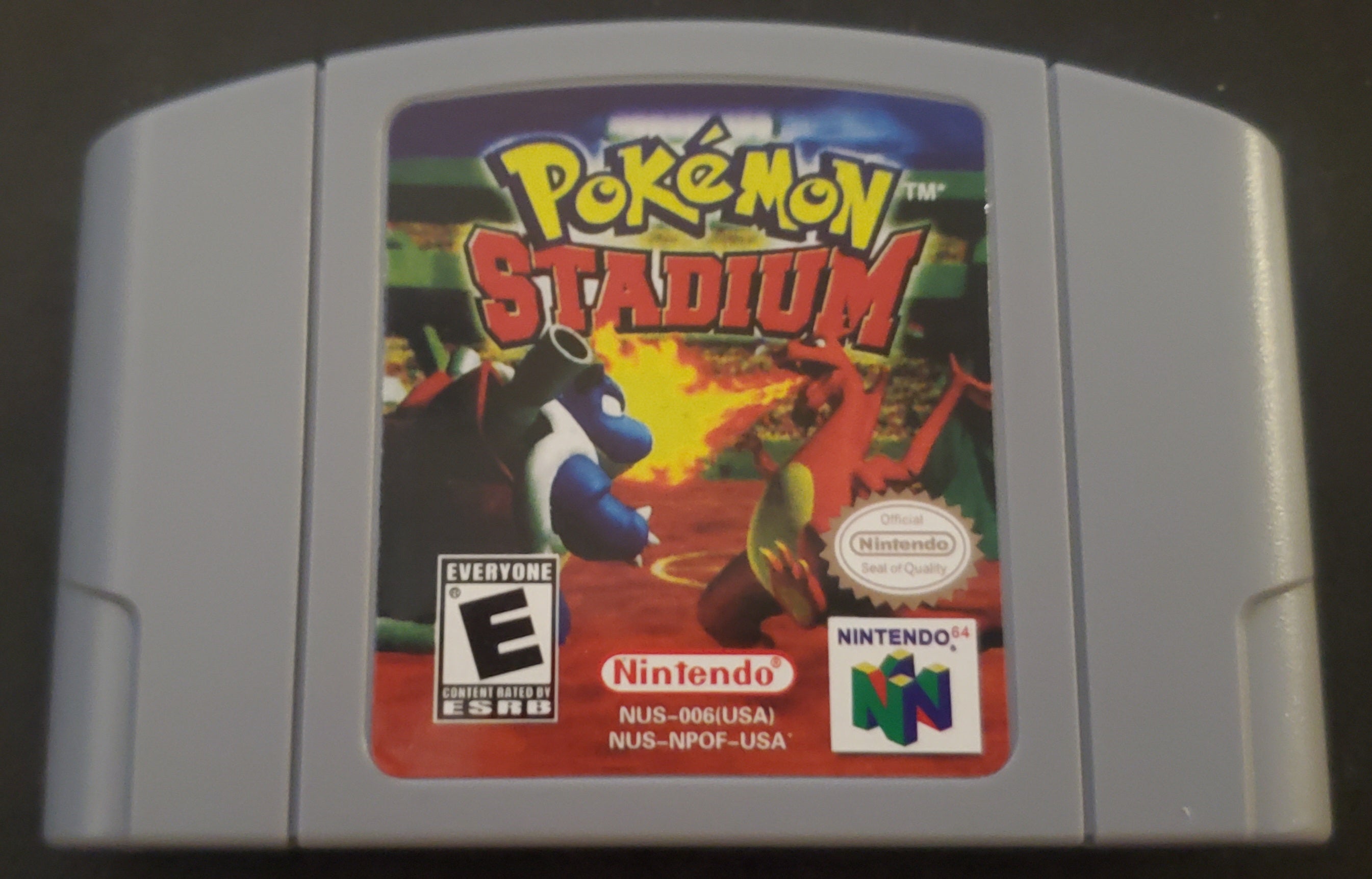 Pokemon Stadium 1 N64 Nintendo 64 Video Game Cartridge 2000