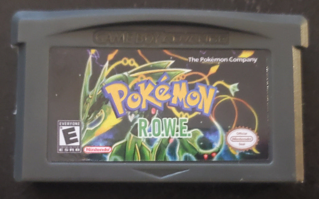 Pokemon R.O.W.E GBA Custom Pokemon ROM Hack Video Game Boy Advance