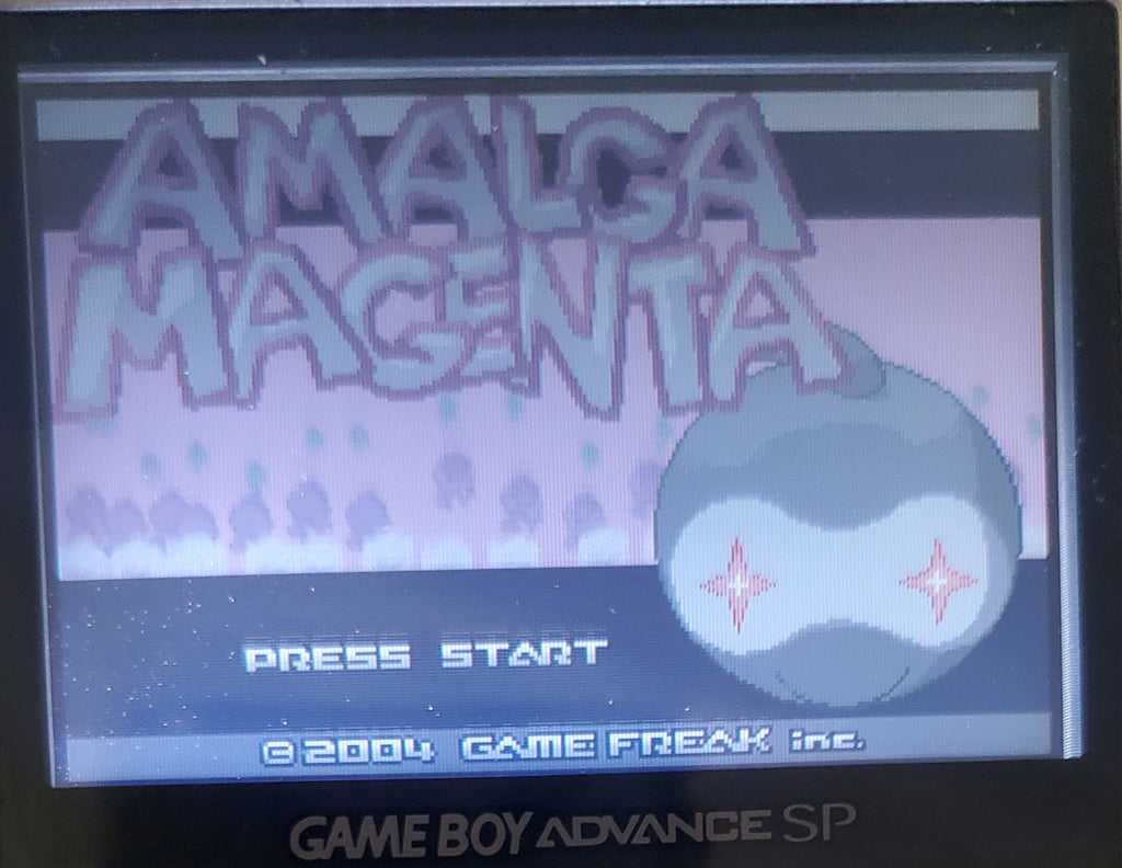 Pokemon Amalga Magenta GBA Custom Pokemon ROM Hack Video Game Boy Advance