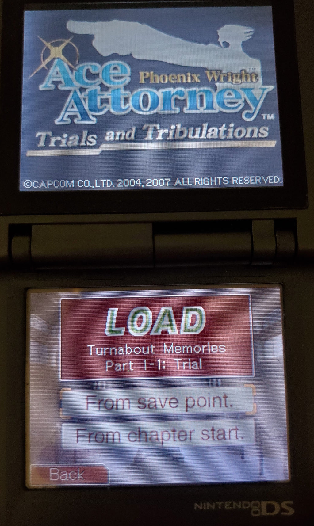 Phoenix Wright Ace Attorney Trials & Tribulations Game Nintendo DS NDS