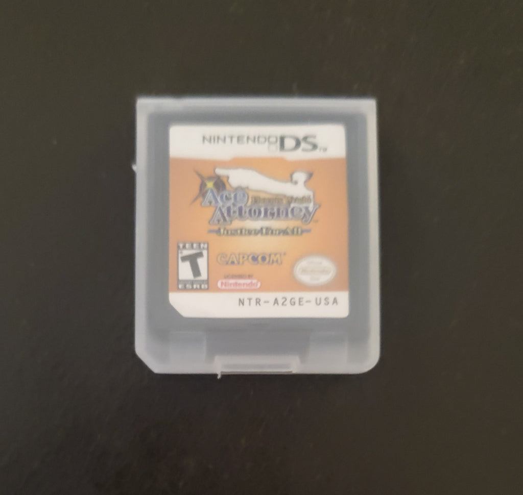 Phoenix Wright Ace Attorney Justice for All NDS Video Game Nintendo DS