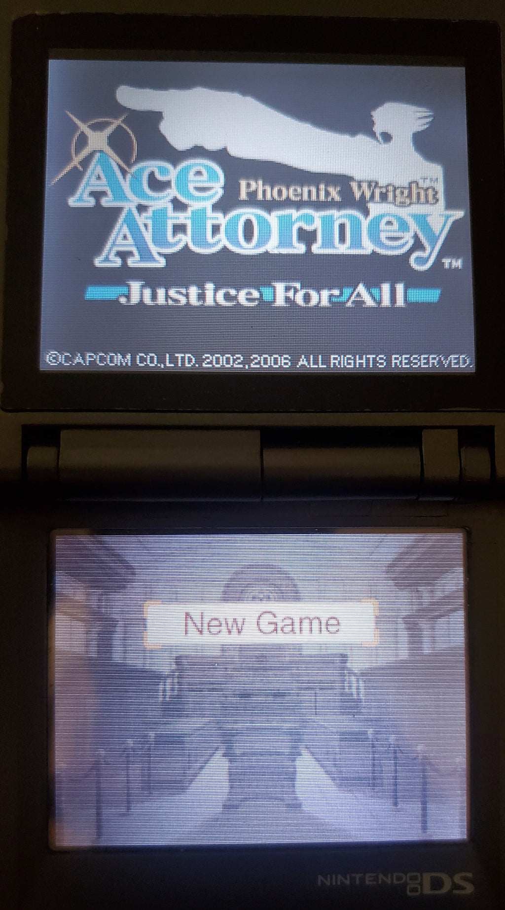 Phoenix Wright Ace Attorney Justice for All NDS Video Game Nintendo DS