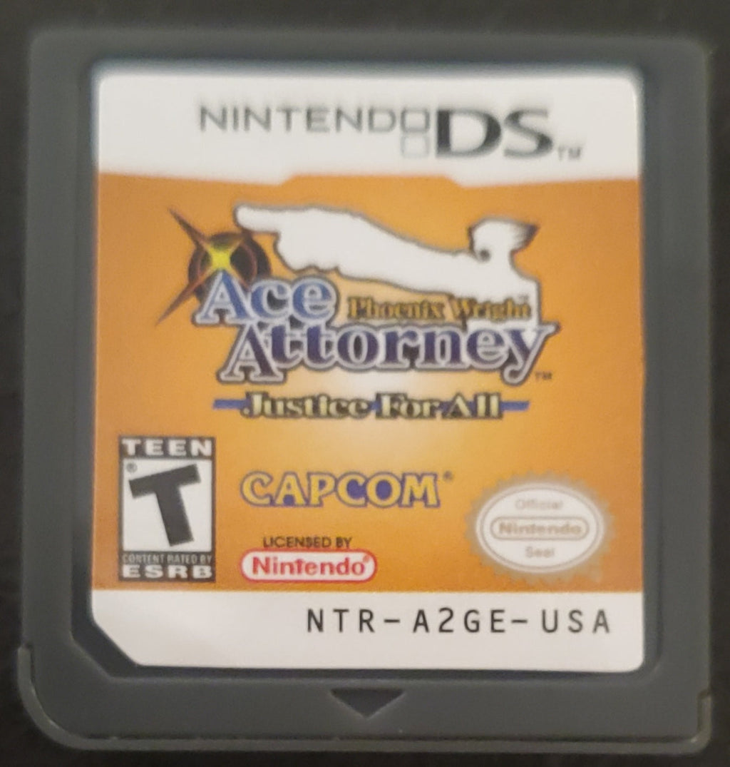 Phoenix Wright Ace Attorney Justice for All NDS Video Game Nintendo DS