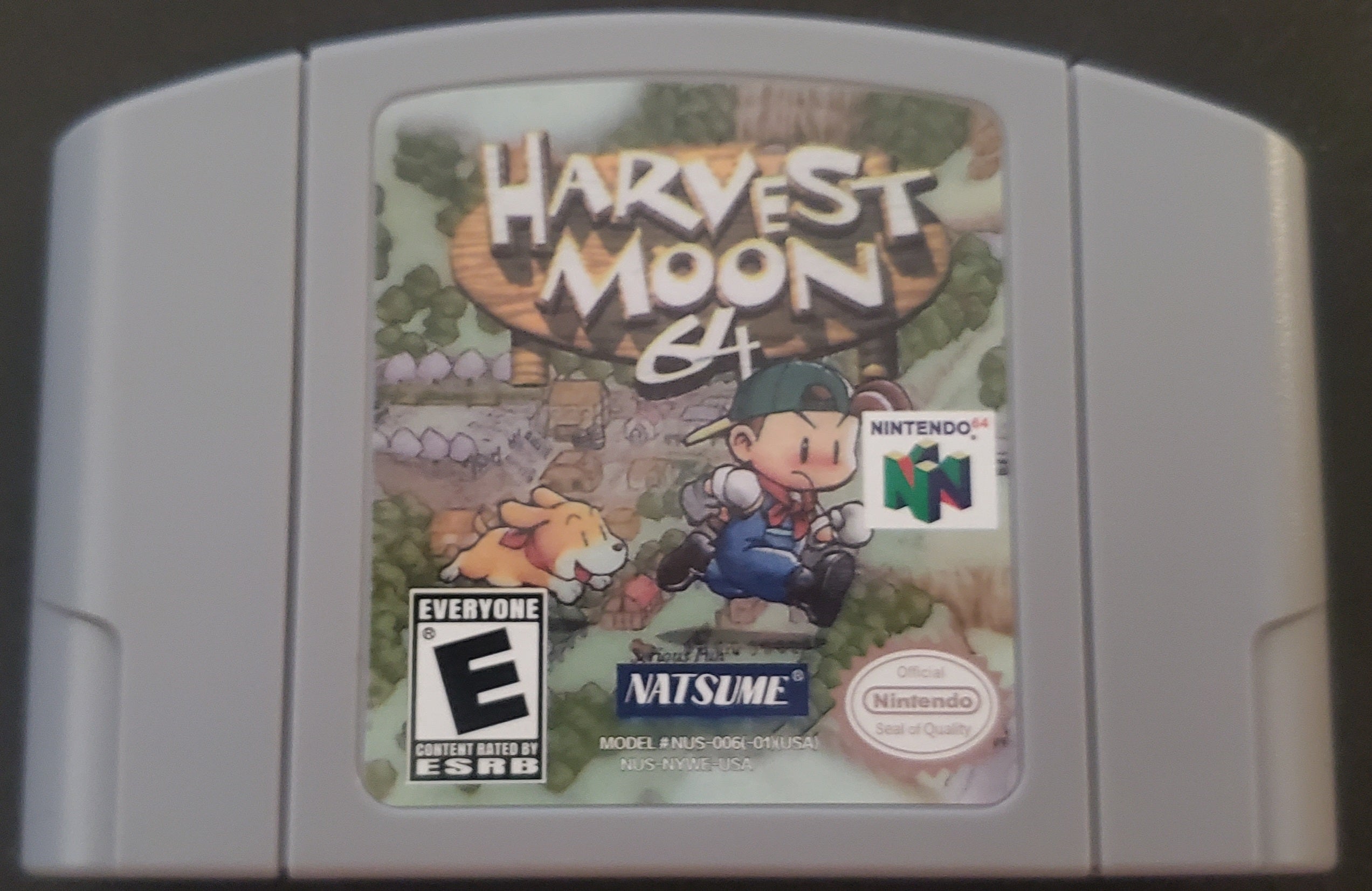 Harvest Moon 64 N64 Nintendo 64 Video Game Cartridge 1999