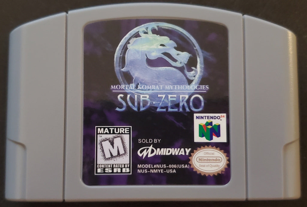 Mortal Kombat Mythologies: Sub-Zero N64 Nintendo 64 Video Game 1997