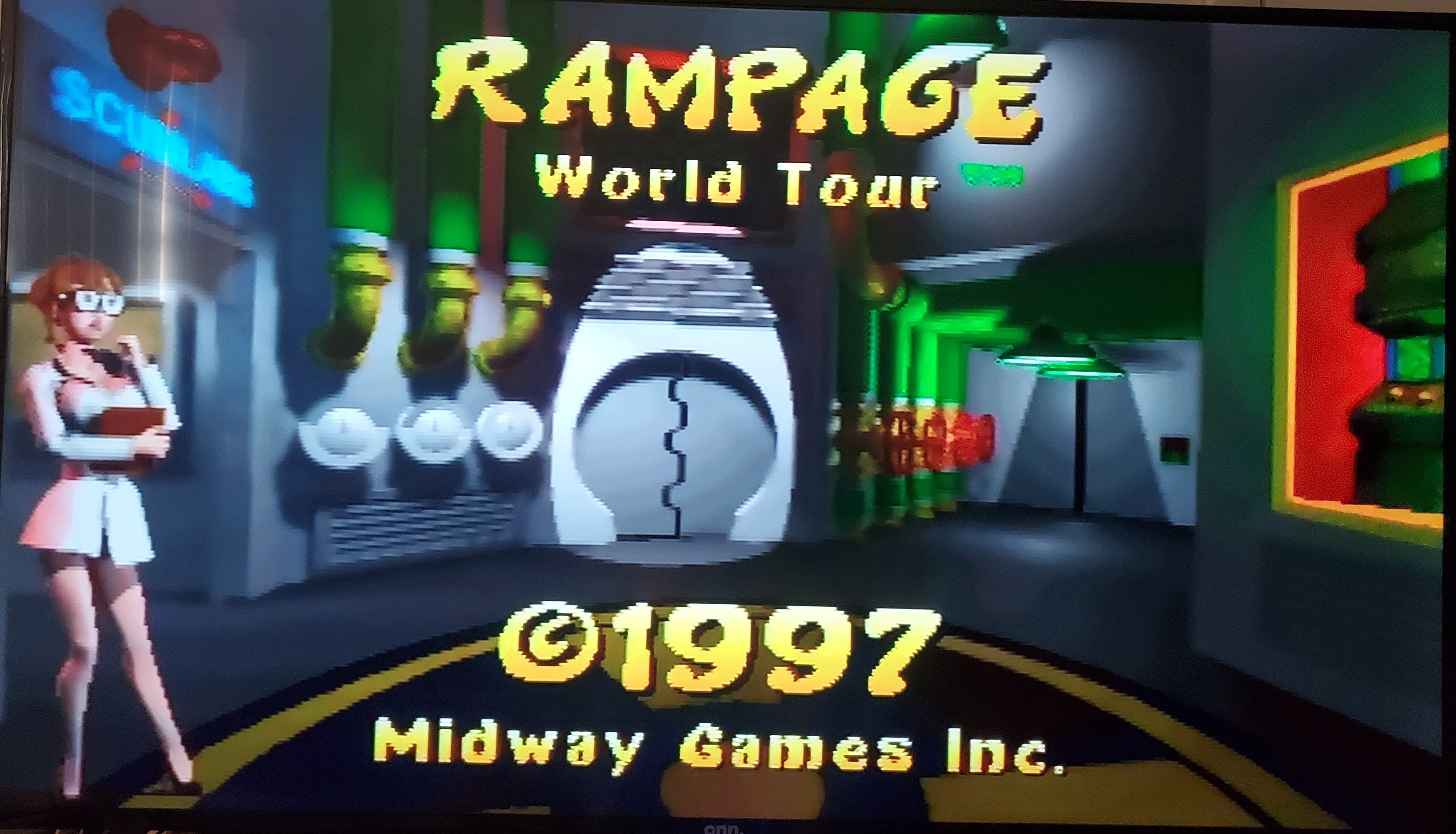 Rampage World Tour N64 Nintendo 64 Video Game Cartridge 1998