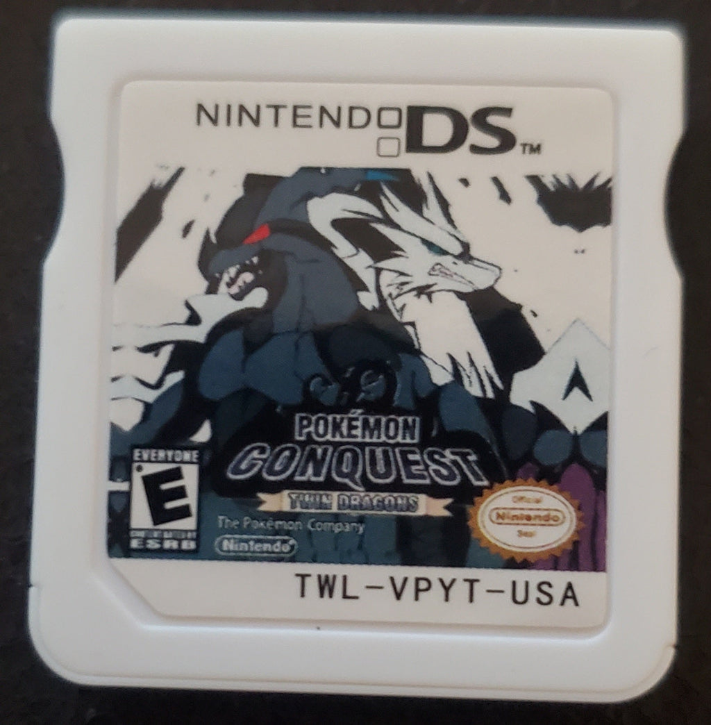 Pokemon Conquest Twin Dragons NDS Nintendo DS ROM Hack Video Game
