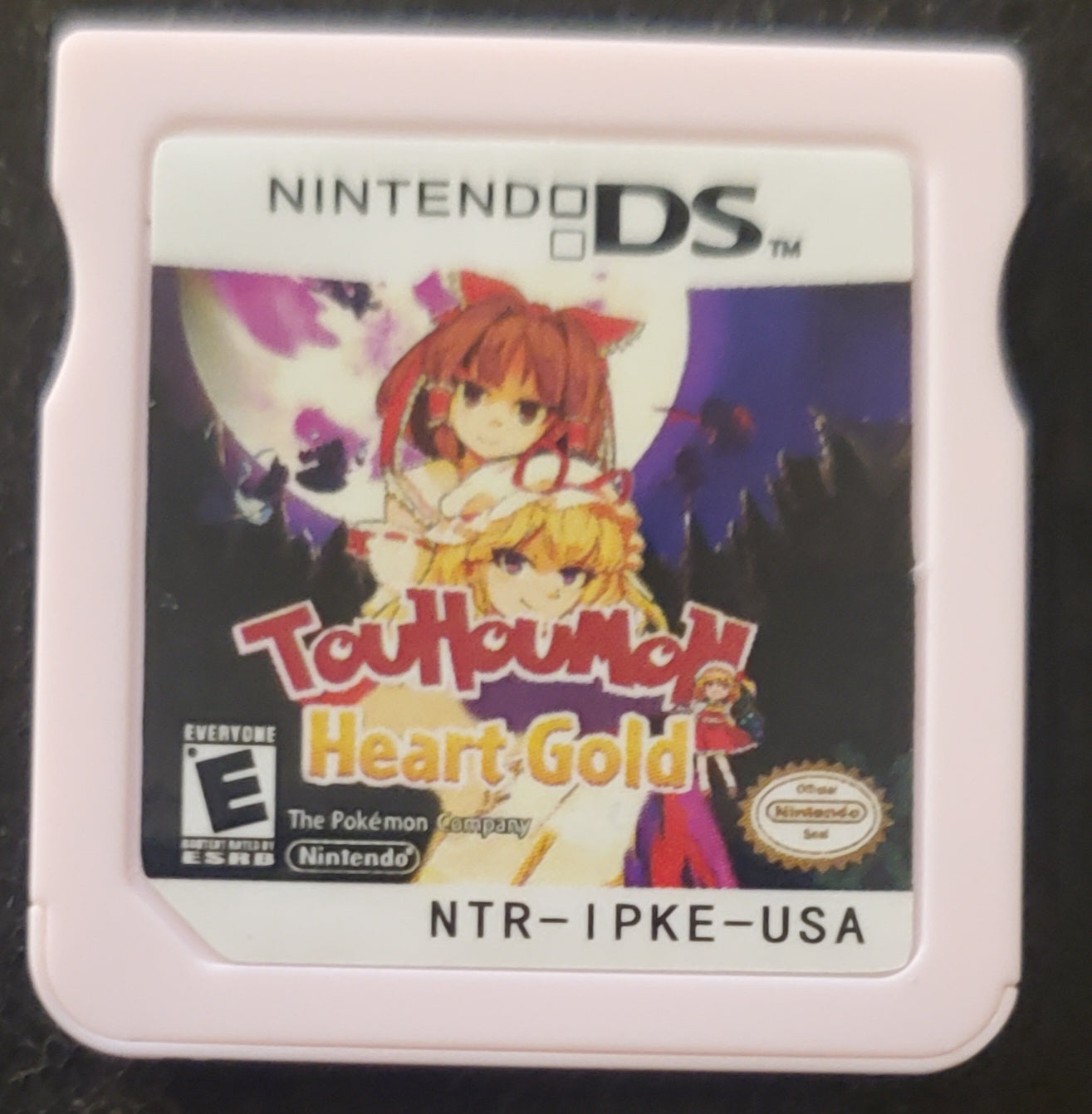 Pokemon Touhoumon HeartGold NDS Nintendo DS Custom ROM Hack Video Game