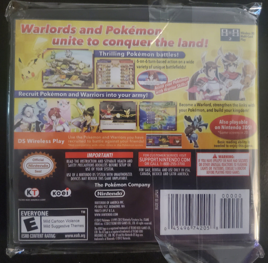 Pokemon Conquest NDS Video Game Nintendo DS 2012