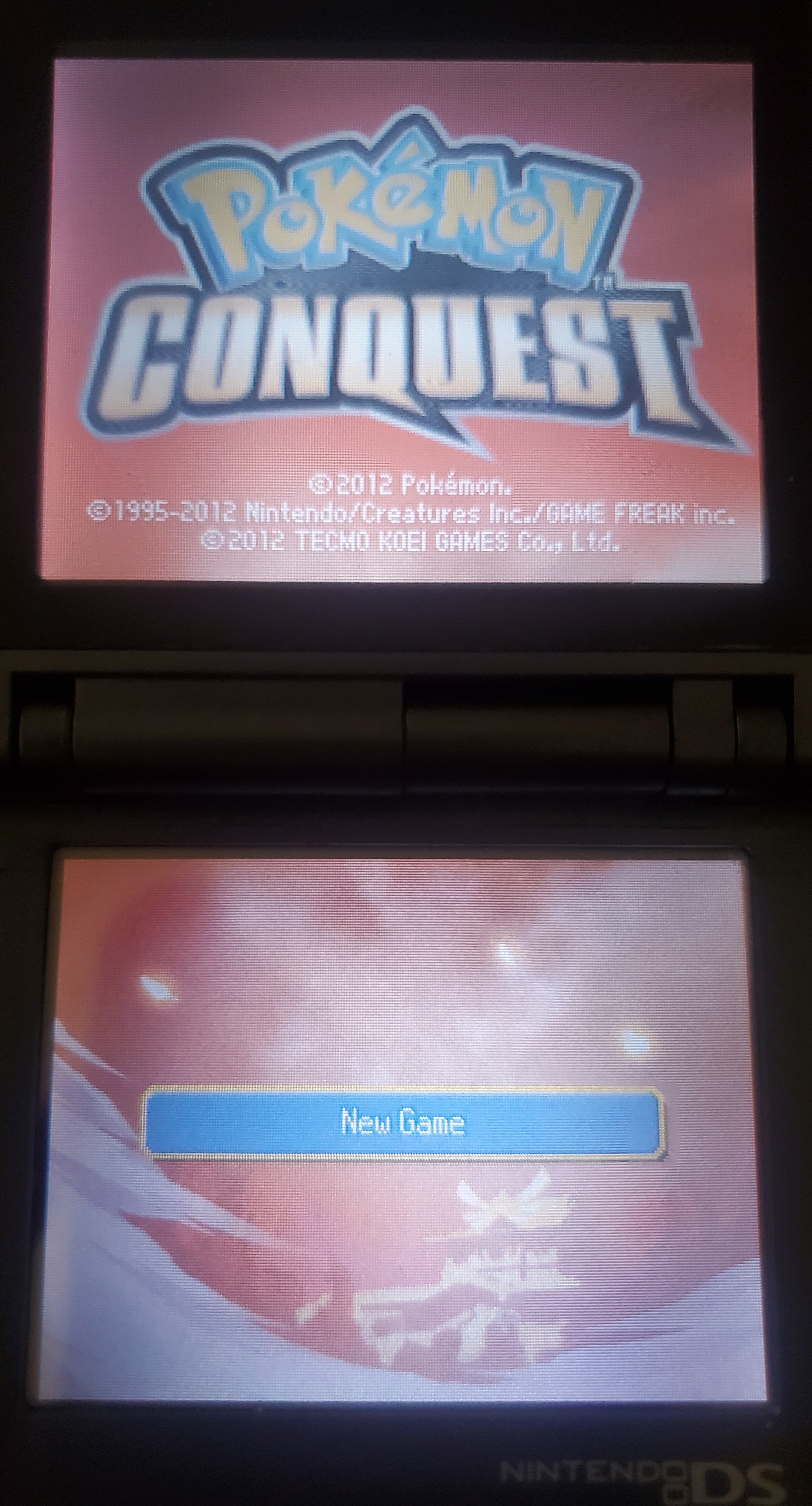 Pokemon Conquest NDS Video Game Nintendo DS 2012