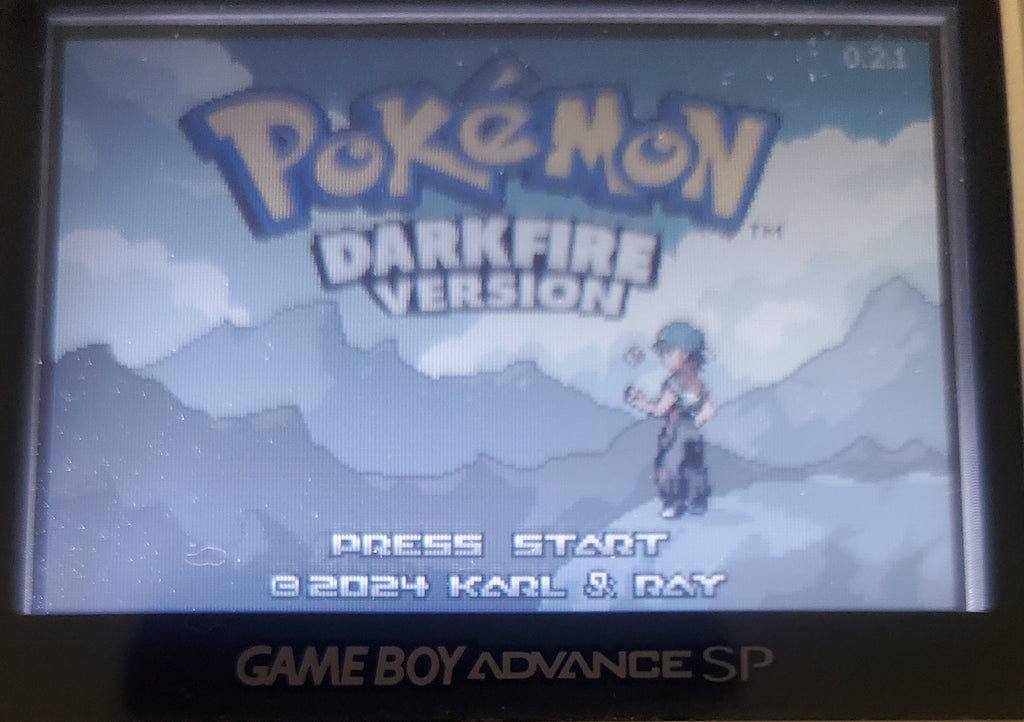 Pokemon Dark Fire GBA ROM Hack Video Game Boy Advance