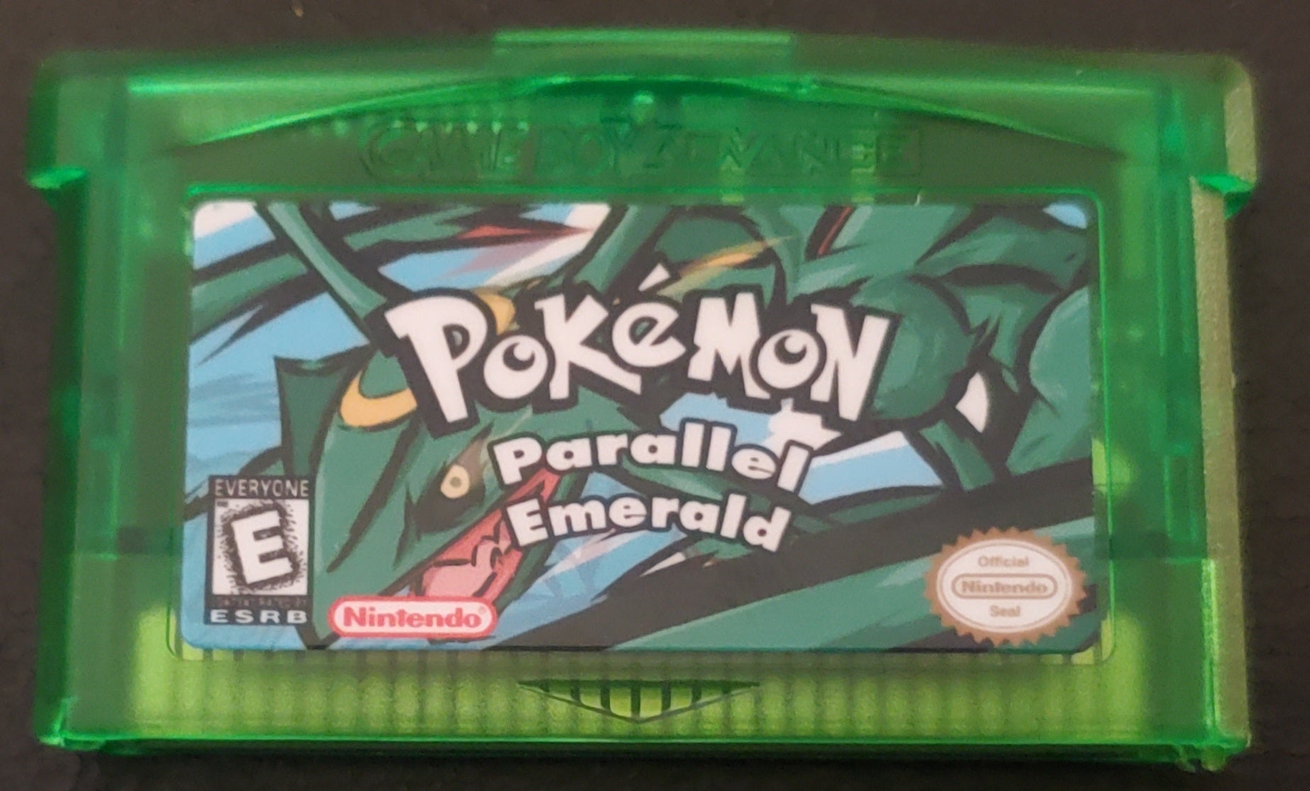 Pokemon Parallel Emerald GBA ROM Hack Video Game Boy Advance
