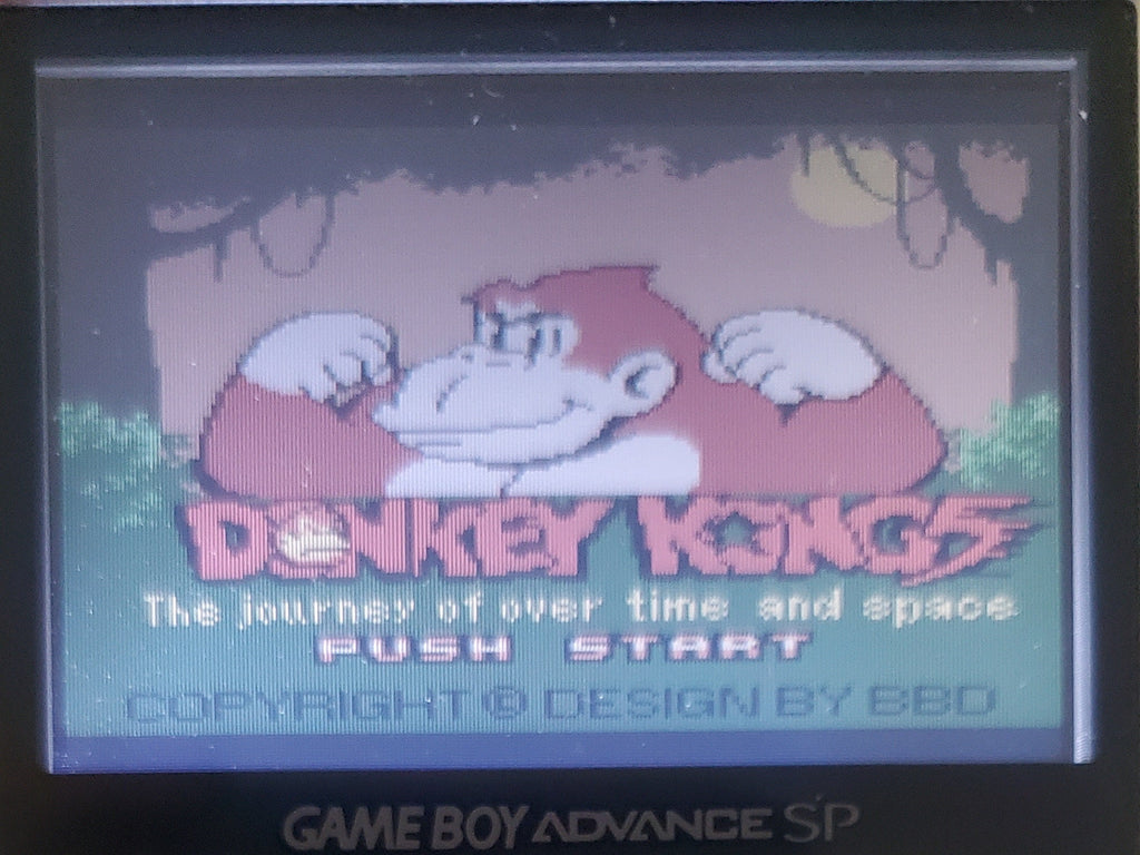 Donkey Kong 5 A Journey Over Time and Space Video Game Boy Color GBC